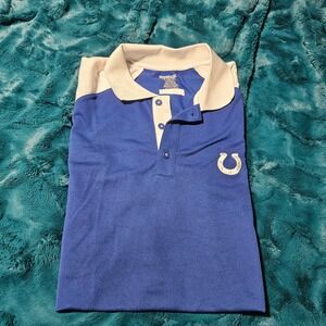 Reebok Indianapolis‎ Colts NFL Polo Shirt Embroidered Logo Short Sleeve